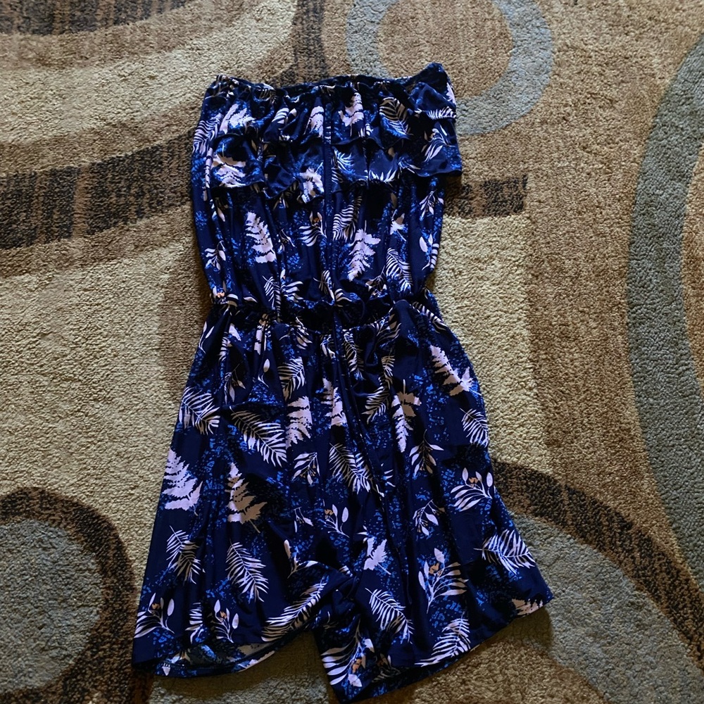 Tropical Floral Romper